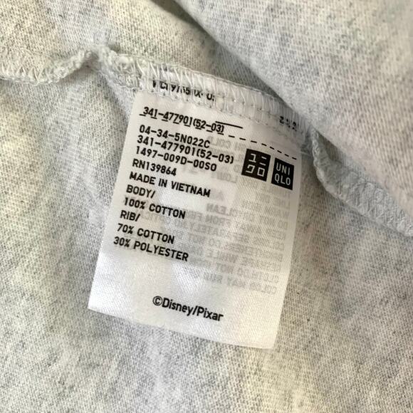 Uniqlo Disney Pixar Monsters, Inc Magic For All Timeless T-shirt in Gray - Picture 7 of 8